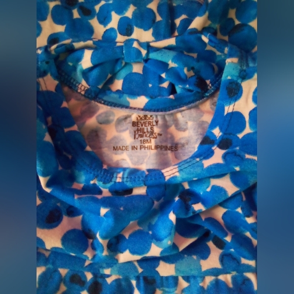 #1717👉🏼 CUTE CASUAL 💙 & 🤍 DRESS - Picture 5 of 7